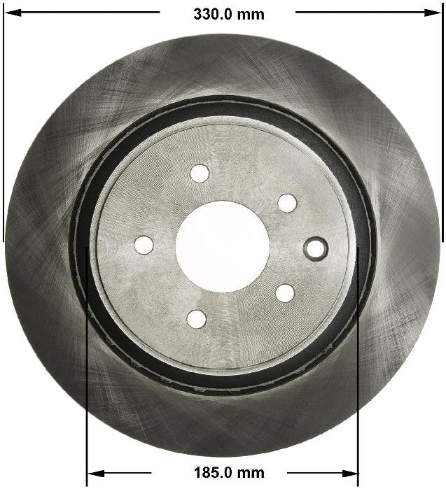 BENDIX PREMIUM DRUM AND ROTOR Disc Brake Rotor PRT5816