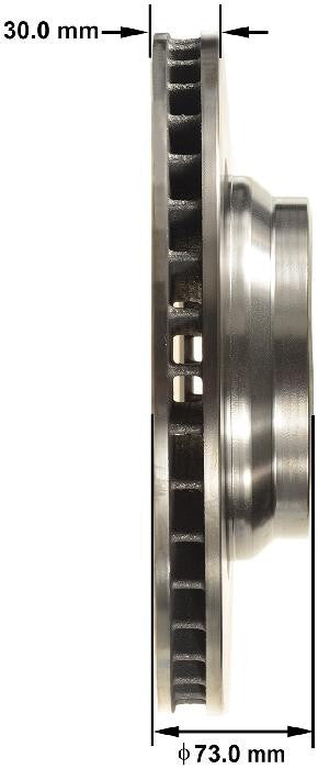 BENDIX PREMIUM DRUM AND ROTOR Disc Brake Rotor PRT5822
