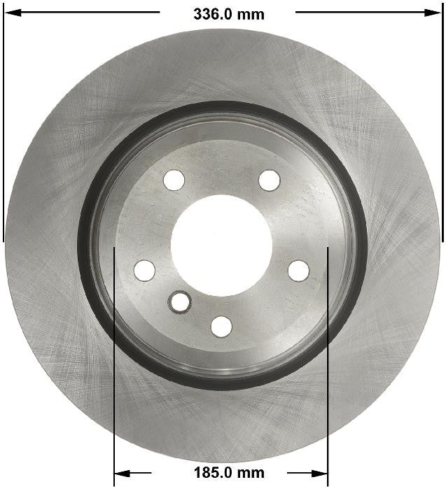 BENDIX PREMIUM DRUM AND ROTOR Disc Brake Rotor PRT5823