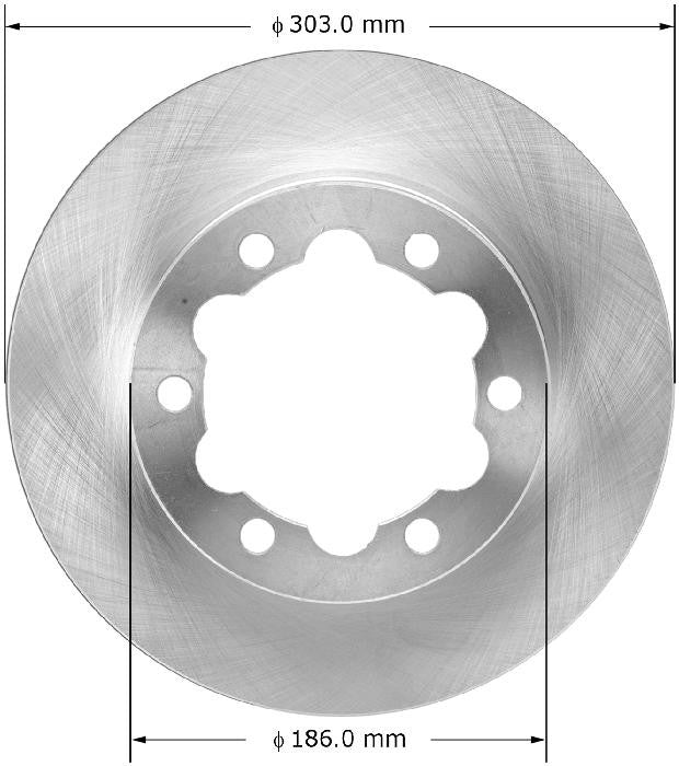 BENDIX PREMIUM DRUM AND ROTOR Disc Brake Rotor PRT5827