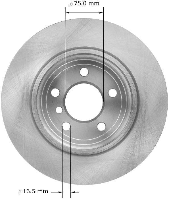 BENDIX PREMIUM DRUM AND ROTOR Disc Brake Rotor PRT5859