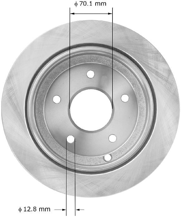 BENDIX PREMIUM DRUM AND ROTOR Disc Brake Rotor PRT5864