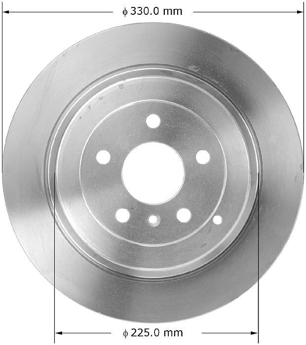 BENDIX PREMIUM DRUM AND ROTOR Disc Brake Rotor PRT5870