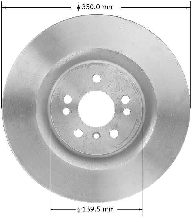 BENDIX PREMIUM DRUM AND ROTOR Disc Brake Rotor PRT5871