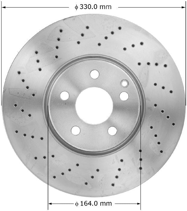 BENDIX PREMIUM DRUM AND ROTOR Disc Brake Rotor PRT5874