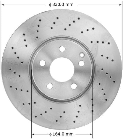 BENDIX PREMIUM DRUM AND ROTOR Disc Brake Rotor PRT5874