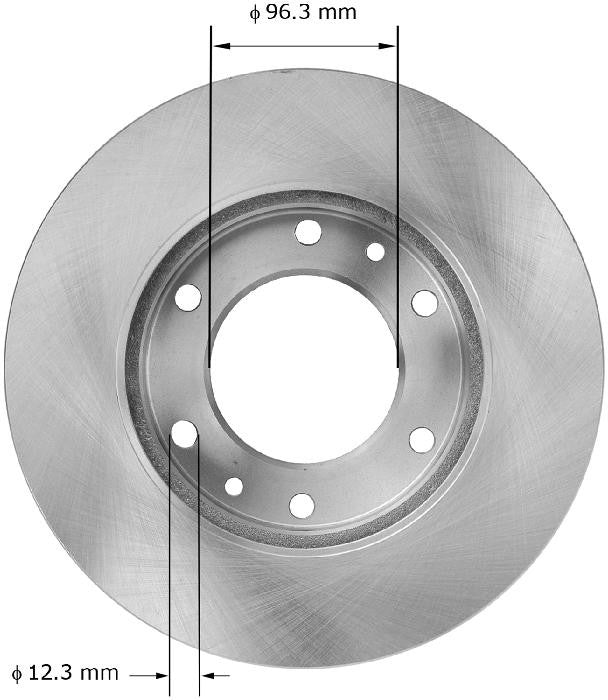 BENDIX PREMIUM DRUM AND ROTOR Disc Brake Rotor PRT5881