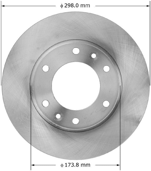 BENDIX PREMIUM DRUM AND ROTOR Disc Brake Rotor PRT5881