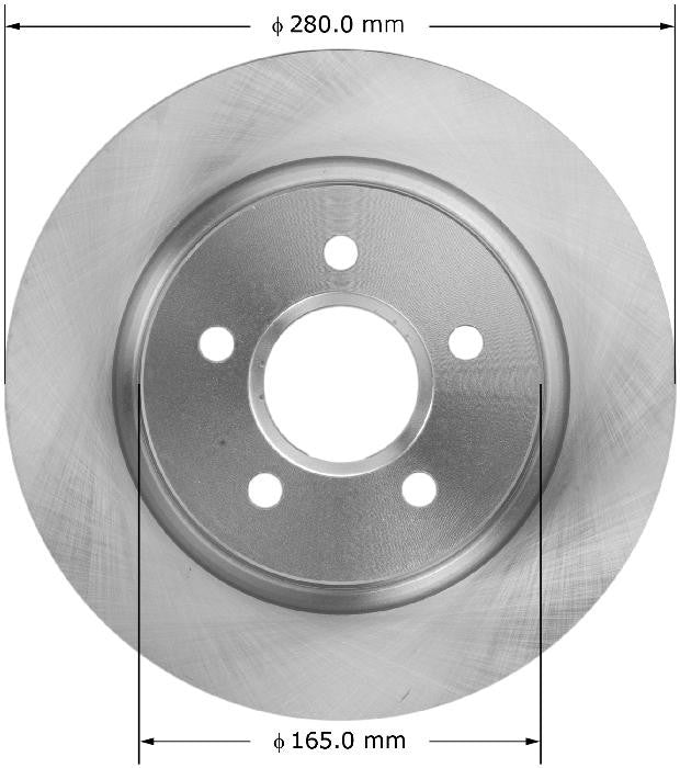 BENDIX PREMIUM DRUM AND ROTOR Disc Brake Rotor PRT5884