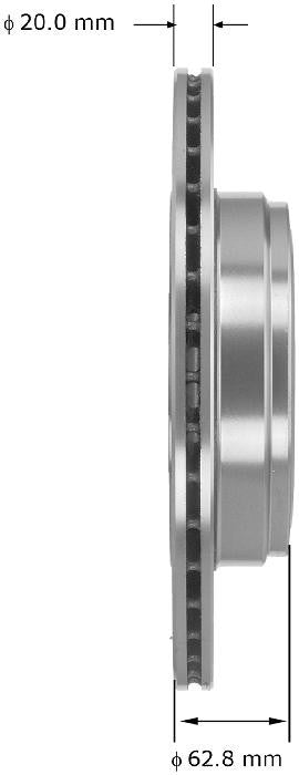 BENDIX PREMIUM DRUM AND ROTOR Disc Brake Rotor PRT5885