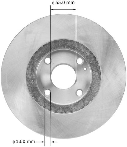 BENDIX PREMIUM DRUM AND ROTOR Disc Brake Rotor PRT5887