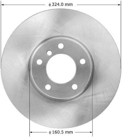 BENDIX PREMIUM DRUM AND ROTOR Disc Brake Rotor PRT5888