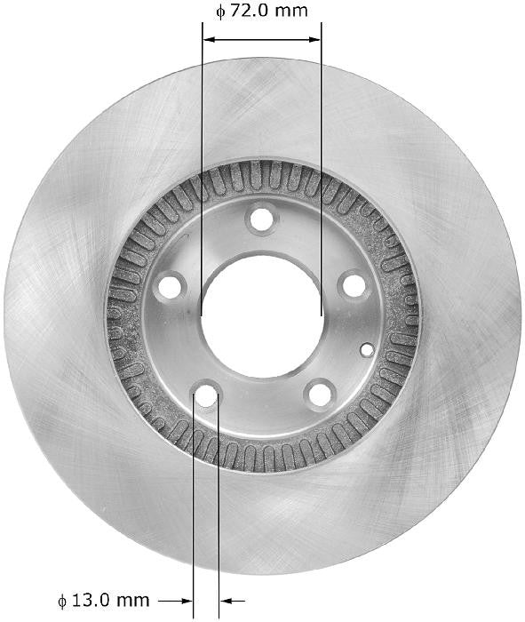 BENDIX PREMIUM DRUM AND ROTOR Disc Brake Rotor PRT5889