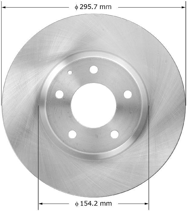 BENDIX PREMIUM DRUM AND ROTOR Disc Brake Rotor PRT5889