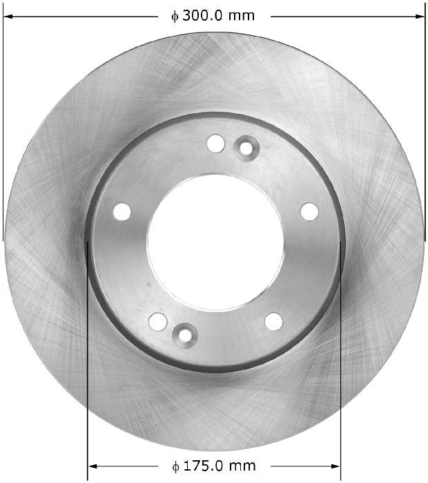 BENDIX PREMIUM DRUM AND ROTOR Disc Brake Rotor PRT5895