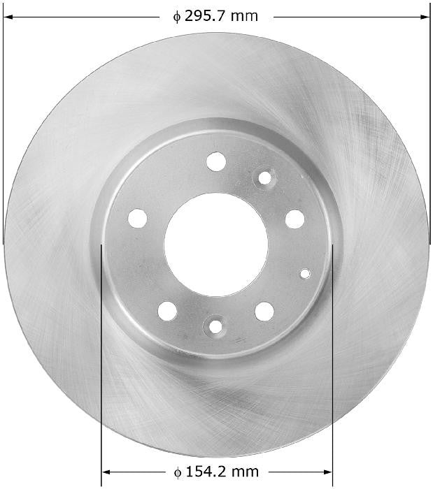 BENDIX PREMIUM DRUM AND ROTOR Disc Brake Rotor PRT5897