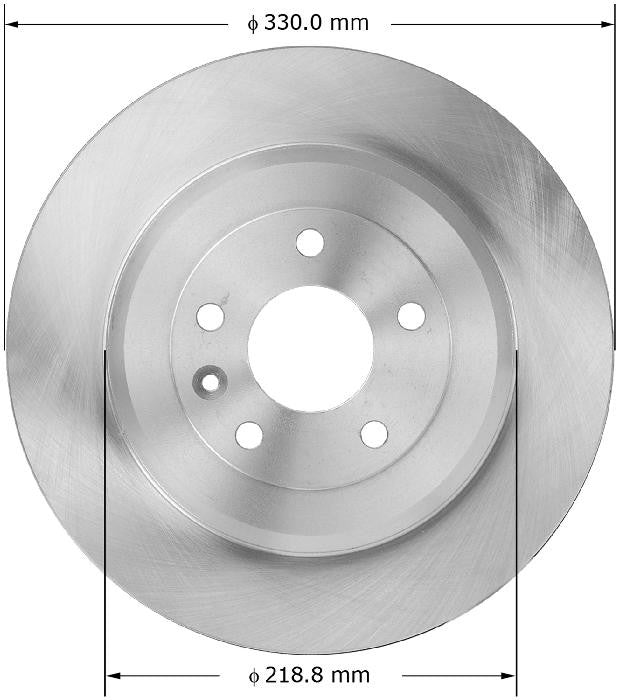 BENDIX PREMIUM DRUM AND ROTOR Disc Brake Rotor PRT5898