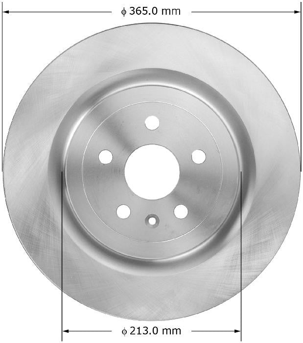 BENDIX PREMIUM DRUM AND ROTOR Disc Brake Rotor PRT5901