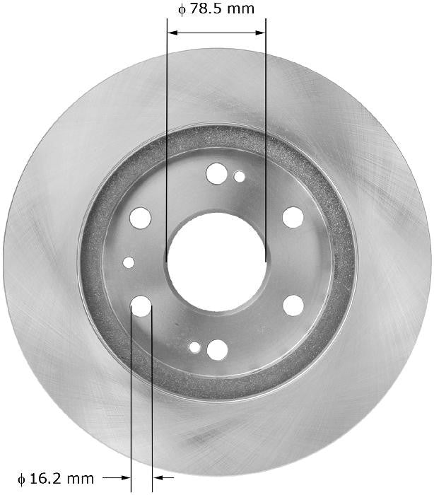 BENDIX PREMIUM DRUM AND ROTOR Disc Brake Rotor PRT5903