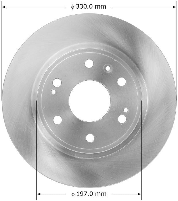 BENDIX PREMIUM DRUM AND ROTOR Disc Brake Rotor PRT5903