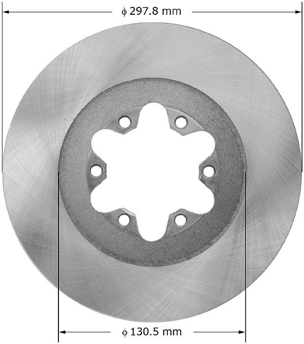 BENDIX PREMIUM DRUM AND ROTOR Disc Brake Rotor PRT5906