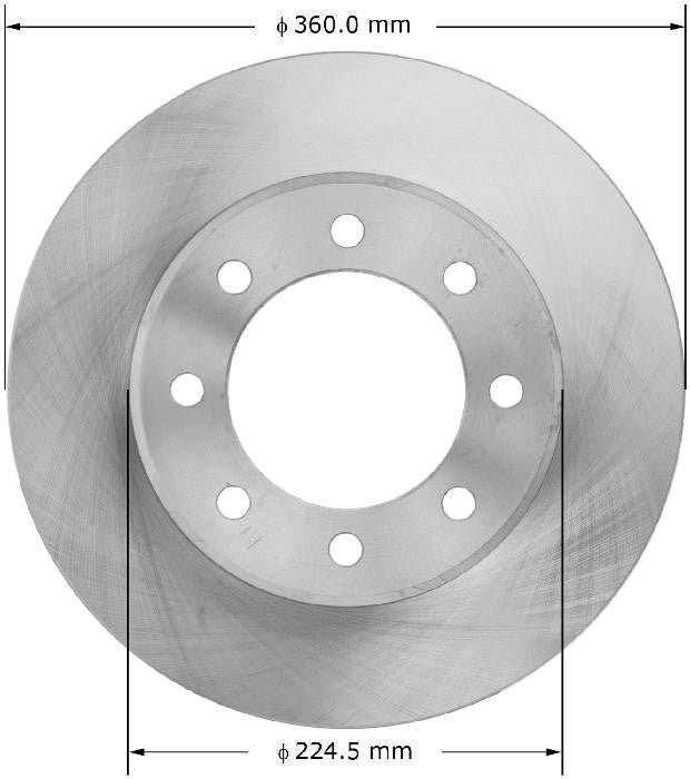 BENDIX PREMIUM DRUM AND ROTOR Disc Brake Rotor PRT5909