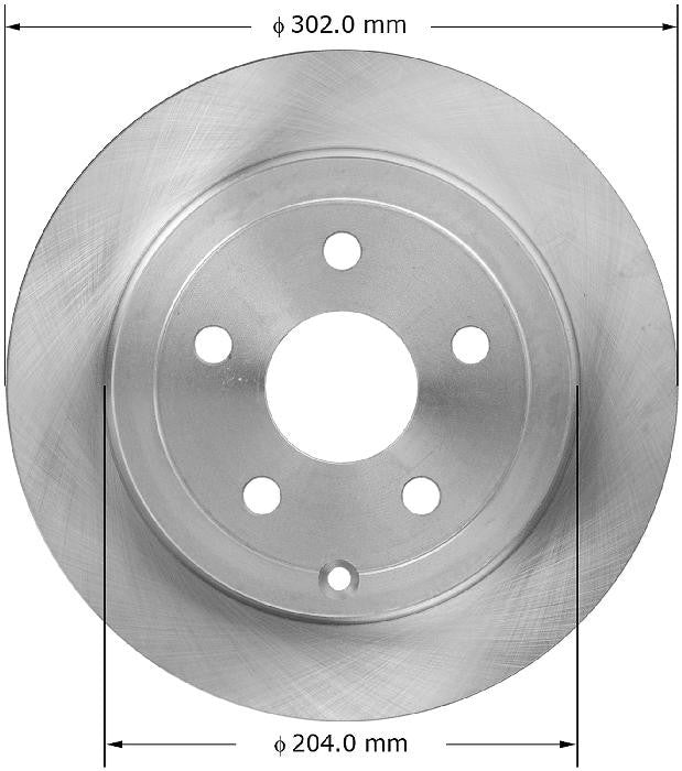 BENDIX PREMIUM DRUM AND ROTOR Disc Brake Rotor PRT5919