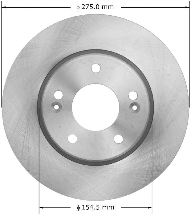 BENDIX PREMIUM DRUM AND ROTOR Disc Brake Rotor PRT5921