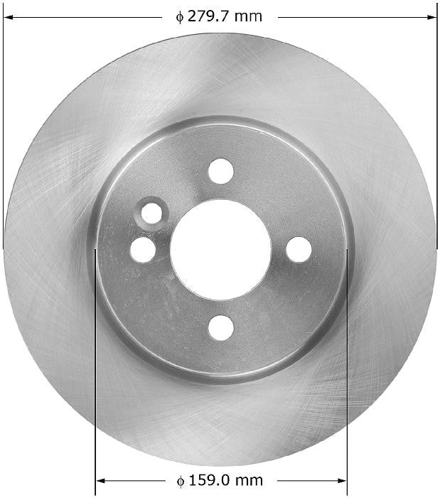 BENDIX PREMIUM DRUM AND ROTOR Disc Brake Rotor PRT5926