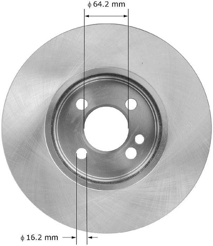 BENDIX PREMIUM DRUM AND ROTOR Disc Brake Rotor PRT5927