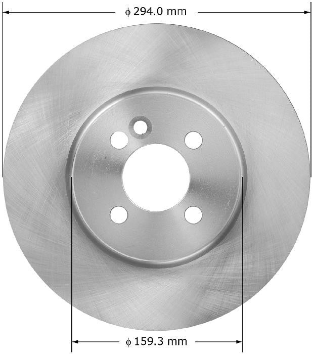 BENDIX PREMIUM DRUM AND ROTOR Disc Brake Rotor PRT5927