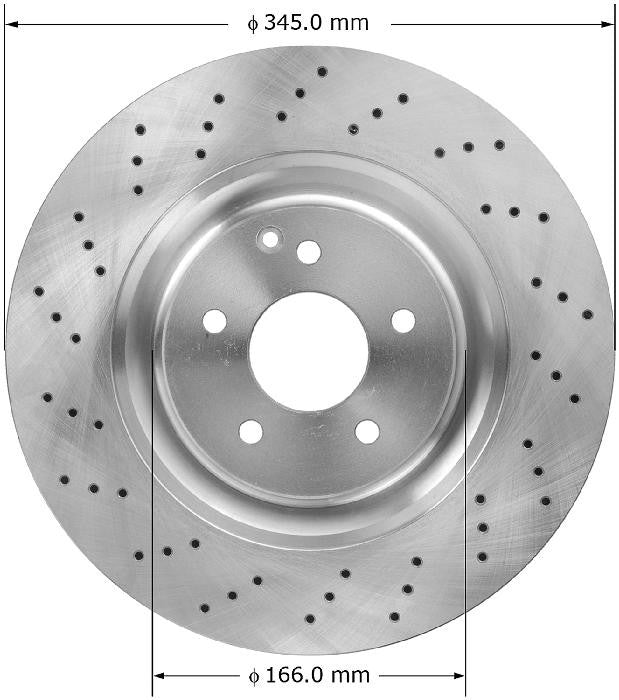 BENDIX PREMIUM DRUM AND ROTOR Disc Brake Rotor PRT5928