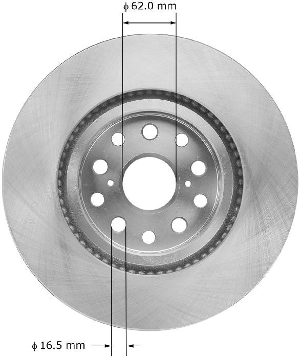 BENDIX PREMIUM DRUM AND ROTOR Disc Brake Rotor PRT5929