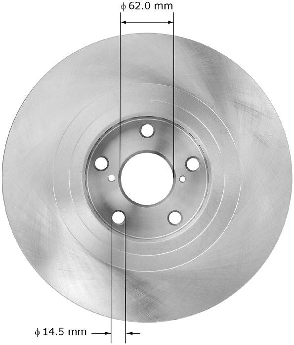 BENDIX PREMIUM DRUM AND ROTOR Disc Brake Rotor PRT5930