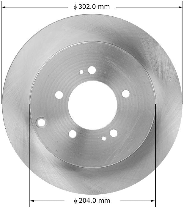 BENDIX PREMIUM DRUM AND ROTOR Disc Brake Rotor PRT5934