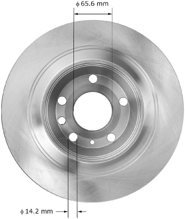 BENDIX PREMIUM DRUM AND ROTOR Disc Brake Rotor PRT5936