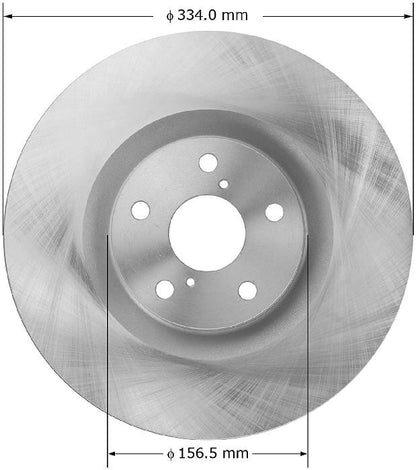 BENDIX PREMIUM DRUM AND ROTOR Disc Brake Rotor PRT5937