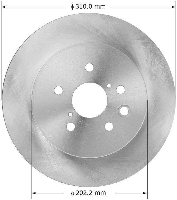 BENDIX PREMIUM DRUM AND ROTOR Disc Brake Rotor PRT5940