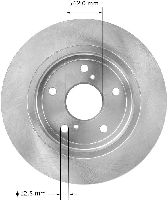 BENDIX PREMIUM DRUM AND ROTOR Disc Brake Rotor PRT5942