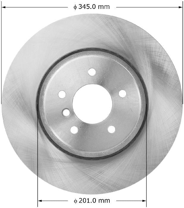 BENDIX PREMIUM DRUM AND ROTOR Disc Brake Rotor PRT5945