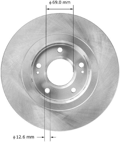 BENDIX PREMIUM DRUM AND ROTOR Disc Brake Rotor PRT5946