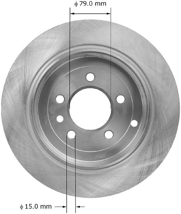 BENDIX PREMIUM DRUM AND ROTOR Disc Brake Rotor PRT5947