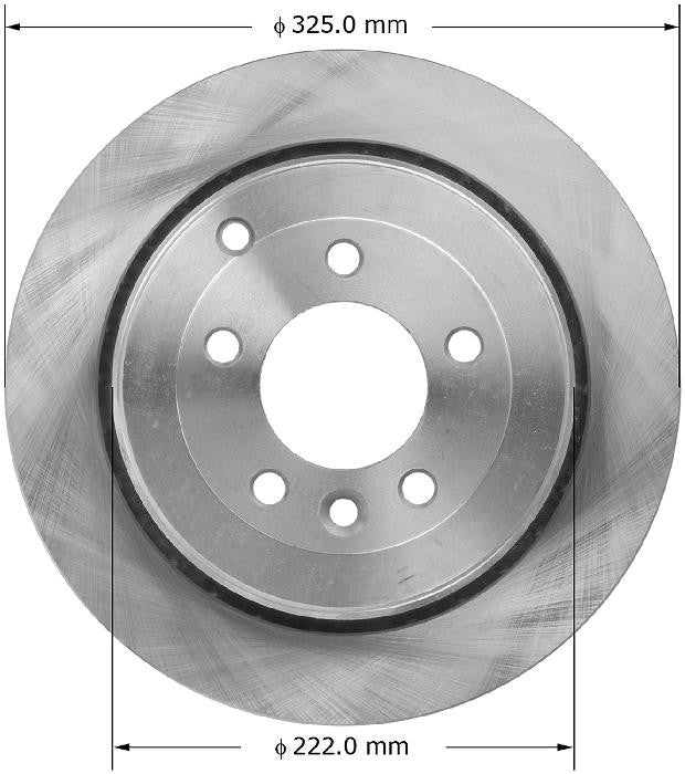 BENDIX PREMIUM DRUM AND ROTOR Disc Brake Rotor PRT5947