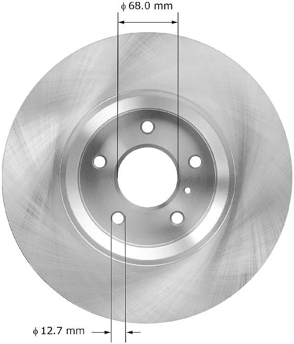 BENDIX PREMIUM DRUM AND ROTOR Disc Brake Rotor PRT5950