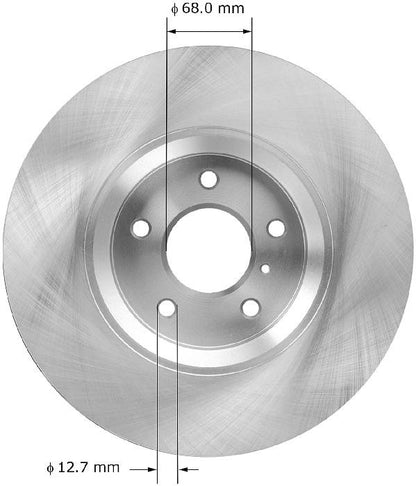 BENDIX PREMIUM DRUM AND ROTOR Disc Brake Rotor PRT5950