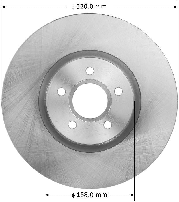 BENDIX PREMIUM DRUM AND ROTOR Disc Brake Rotor PRT5962