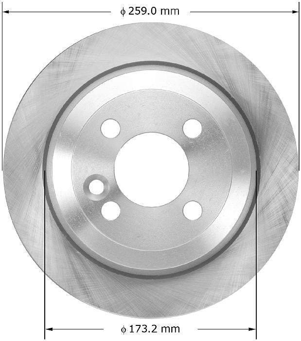 BENDIX PREMIUM DRUM AND ROTOR Disc Brake Rotor PRT5964