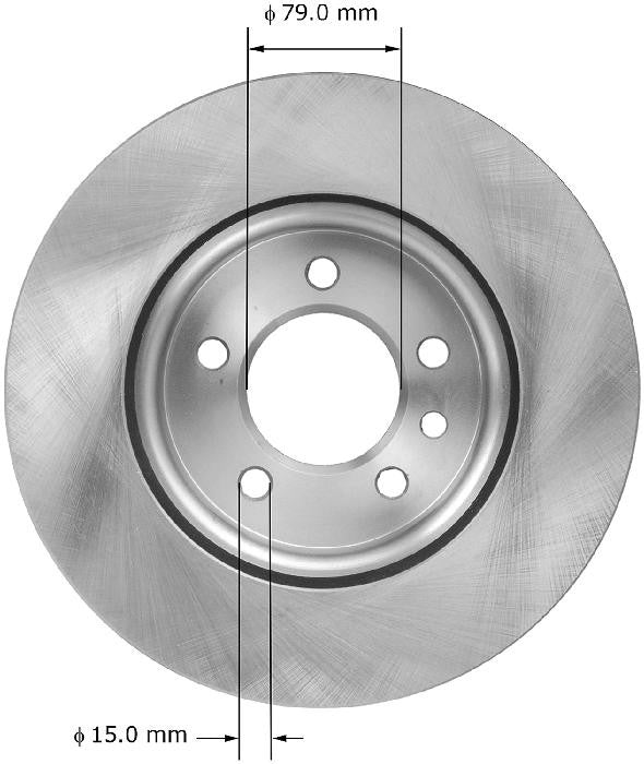 BENDIX PREMIUM DRUM AND ROTOR Disc Brake Rotor PRT5966