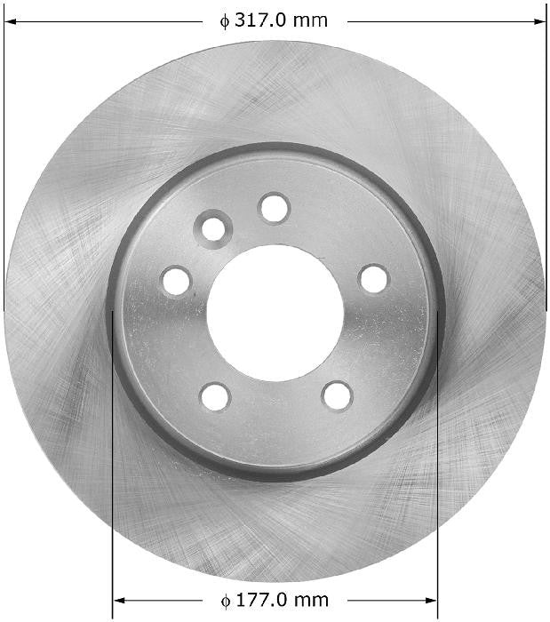 BENDIX PREMIUM DRUM AND ROTOR Disc Brake Rotor PRT5966