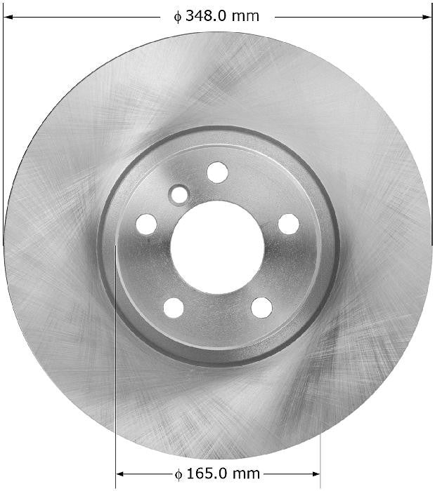 BENDIX PREMIUM DRUM AND ROTOR Disc Brake Rotor PRT5969